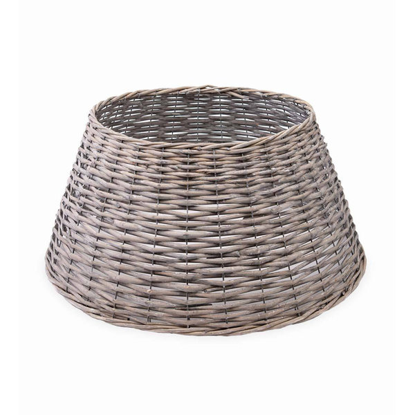 Harrisonburg Wicker Christmas Tree Collar & Reviews Birch Lane